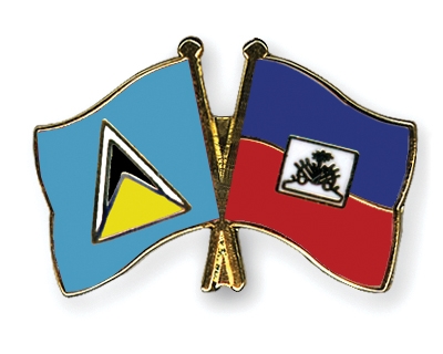 Fahnen Pins St-Lucia Haiti