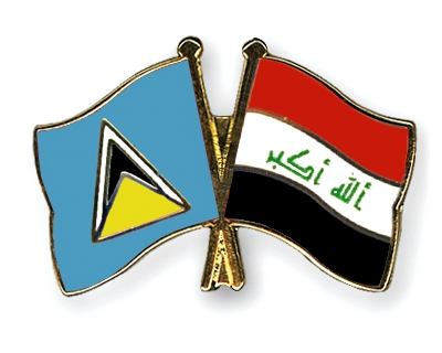 Fahnen Pins St-Lucia Irak