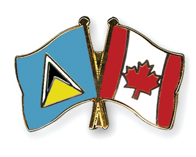 Fahnen Pins St-Lucia Kanada