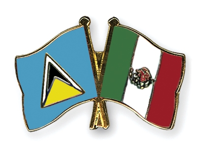 Fahnen Pins St-Lucia Mexiko