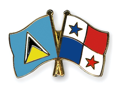 Fahnen Pins St-Lucia Panama