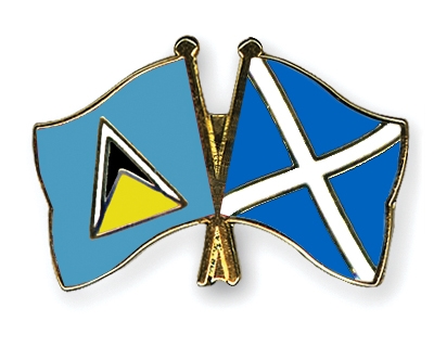 Fahnen Pins St-Lucia Schottland