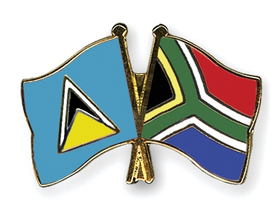 Fahnen Pins St-Lucia Sdafrika