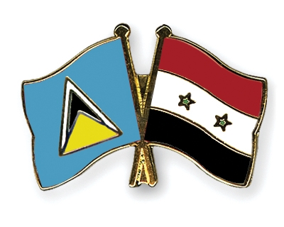 Fahnen Pins St-Lucia Syrien