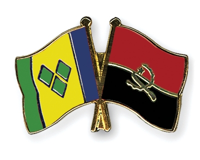 Fahnen Pins St-Vincent-und-die-Grenadinen Angola