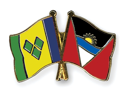 Fahnen Pins St-Vincent-und-die-Grenadinen Antigua-und-Barbuda