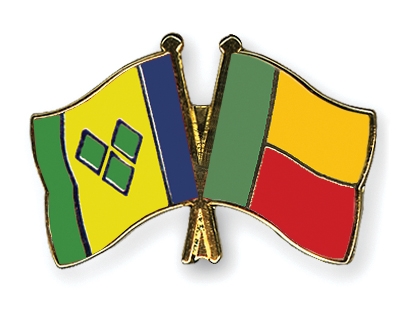 Fahnen Pins St-Vincent-und-die-Grenadinen Benin
