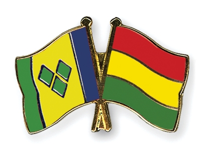 Fahnen Pins St-Vincent-und-die-Grenadinen Bolivien