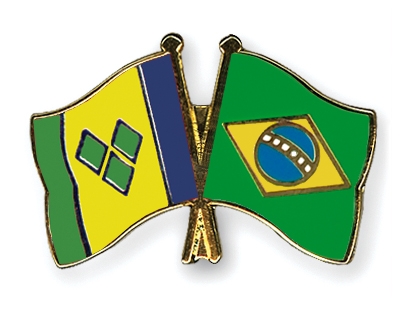 Fahnen Pins St-Vincent-und-die-Grenadinen Brasilien
