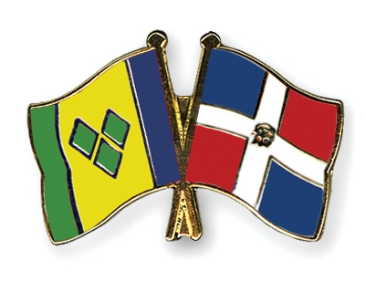 Fahnen Pins St-Vincent-und-die-Grenadinen Dominikanische-Republik