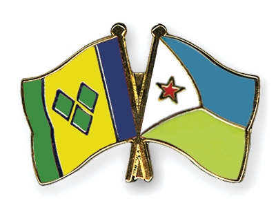 Fahnen Pins St-Vincent-und-die-Grenadinen Dschibuti