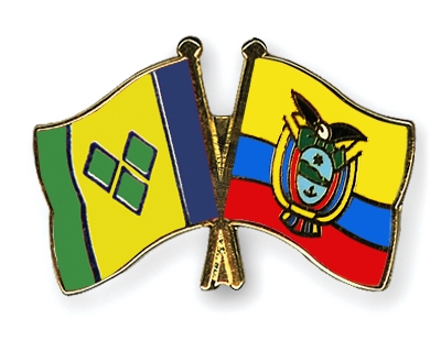 Fahnen Pins St-Vincent-und-die-Grenadinen Ecuador