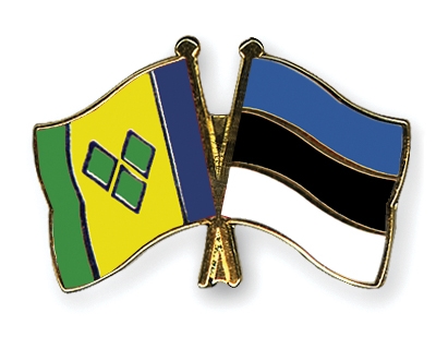 Fahnen Pins St-Vincent-und-die-Grenadinen Estland