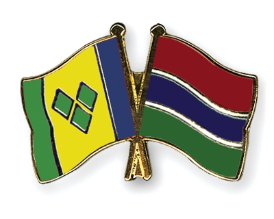 Fahnen Pins St-Vincent-und-die-Grenadinen Gambia