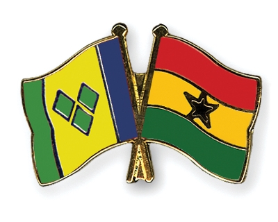 Fahnen Pins St-Vincent-und-die-Grenadinen Ghana