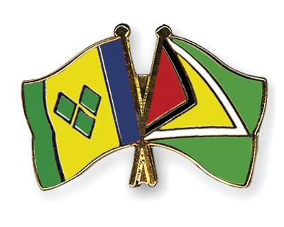 Fahnen Pins St-Vincent-und-die-Grenadinen Guyana