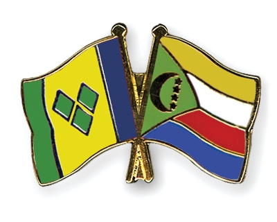 Fahnen Pins St-Vincent-und-die-Grenadinen Komoren
