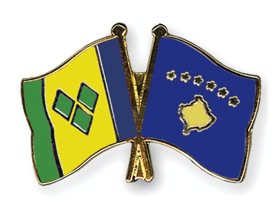 Fahnen Pins St-Vincent-und-die-Grenadinen Kosovo