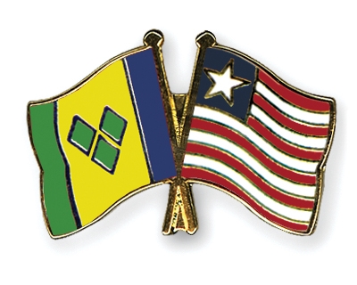 Fahnen Pins St-Vincent-und-die-Grenadinen Liberia
