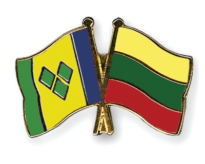 Fahnen Pins St-Vincent-und-die-Grenadinen Litauen