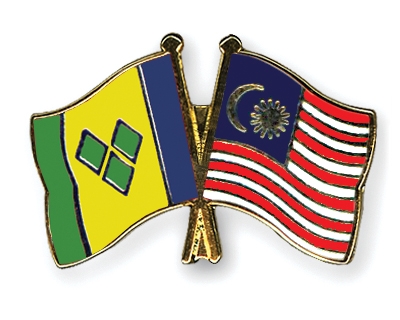 Fahnen Pins St-Vincent-und-die-Grenadinen Malaysia
