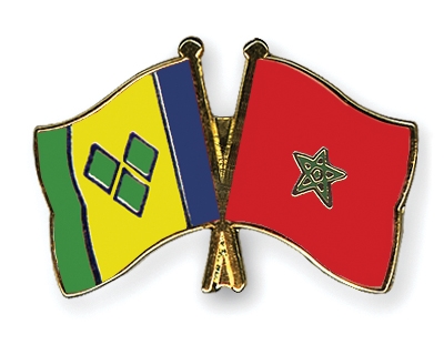 Fahnen Pins St-Vincent-und-die-Grenadinen Marokko