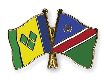 Fahnen Pins St-Vincent-und-die-Grenadinen Namibia