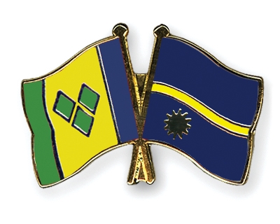 Fahnen Pins St-Vincent-und-die-Grenadinen Nauru