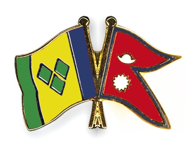 Fahnen Pins St-Vincent-und-die-Grenadinen Nepal