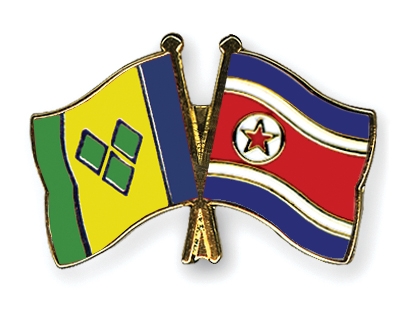 Fahnen Pins St-Vincent-und-die-Grenadinen Nordkorea