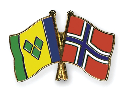 Fahnen Pins St-Vincent-und-die-Grenadinen Norwegen