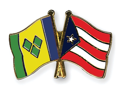 Fahnen Pins St-Vincent-und-die-Grenadinen Puerto-Rico