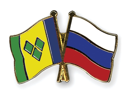 Fahnen Pins St-Vincent-und-die-Grenadinen Russland