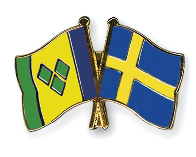 Fahnen Pins St-Vincent-und-die-Grenadinen Schweden