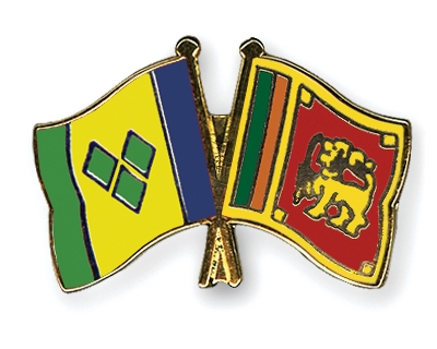 Fahnen Pins St-Vincent-und-die-Grenadinen Sri-Lanka