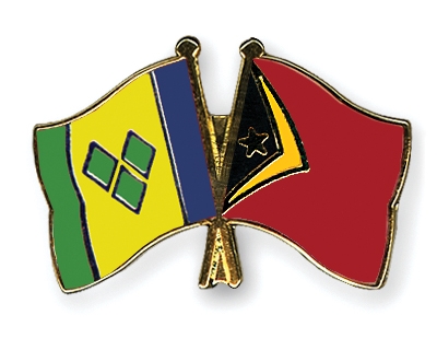 Fahnen Pins St-Vincent-und-die-Grenadinen Timor-Leste