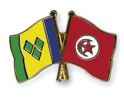 Fahnen Pins St-Vincent-und-die-Grenadinen Tunesien