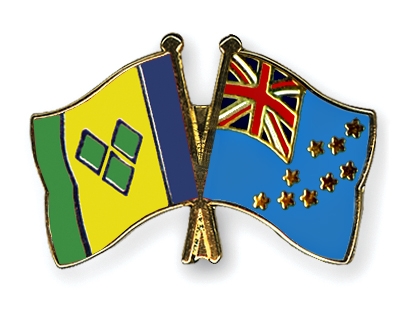 Fahnen Pins St-Vincent-und-die-Grenadinen Tuvalu