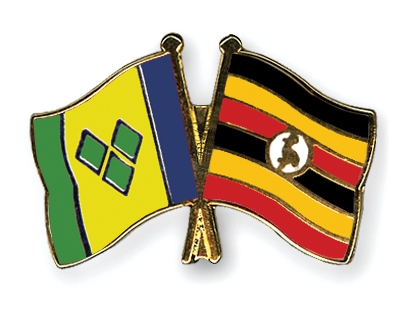 Fahnen Pins St-Vincent-und-die-Grenadinen Uganda