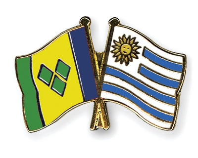 Fahnen Pins St-Vincent-und-die-Grenadinen Uruguay