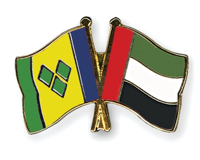 Fahnen Pins St-Vincent-und-die-Grenadinen Ver-Arab-Emirate