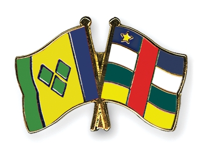 Fahnen Pins St-Vincent-und-die-Grenadinen Zentralafrikanische-Republik