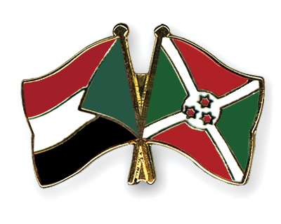 Fahnen Pins Sudan Burundi