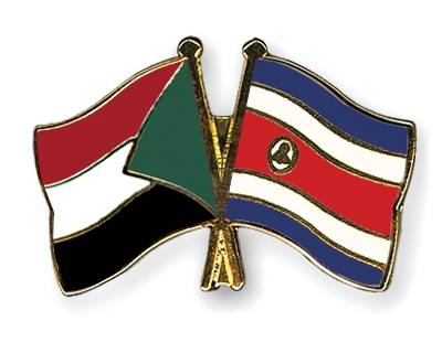 Fahnen Pins Sudan Costa-Rica