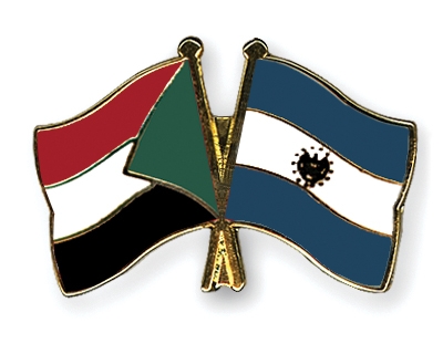 Fahnen Pins Sudan El-Salvador