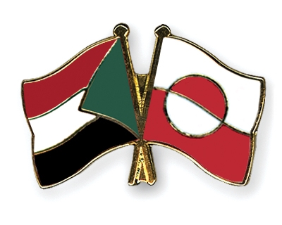 Fahnen Pins Sudan Grnland