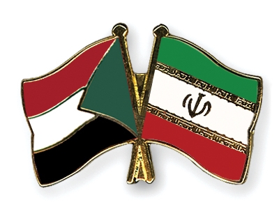 Fahnen Pins Sudan Iran