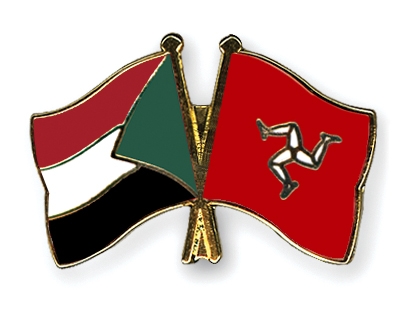 Fahnen Pins Sudan Isle-of-Man