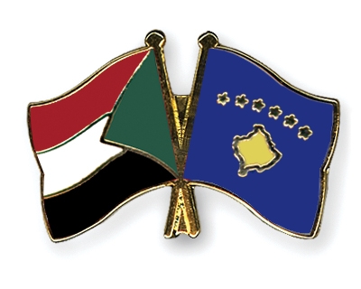 Fahnen Pins Sudan Kosovo