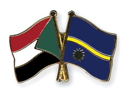 Fahnen Pins Sudan Nauru